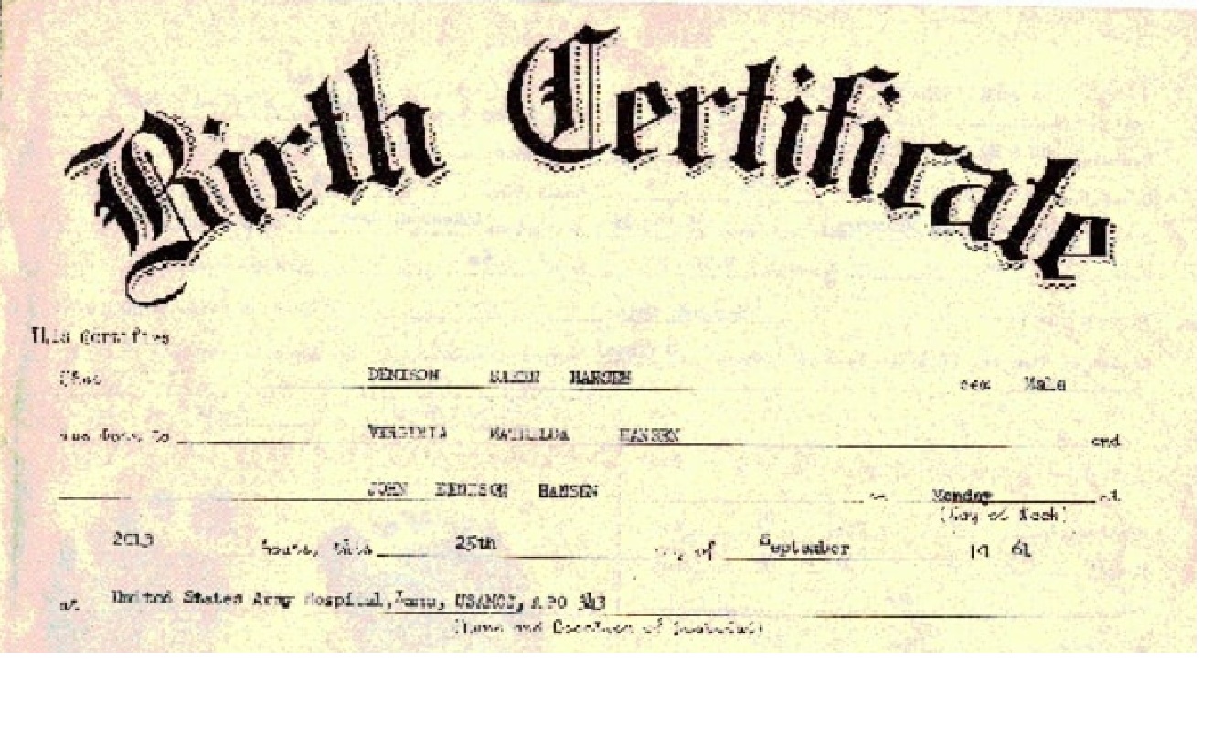 Birth Certificate